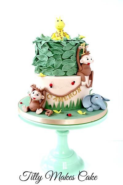Cheeky monkeys on Safari  - Cake by Tillymakes