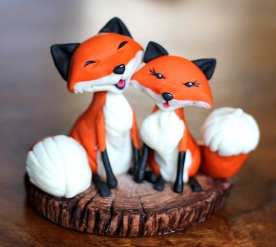 foxes - Cake by Zoe's Fancy Cakes