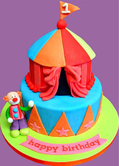 Circus Joint Birthday Cake - Cake by Jennifer