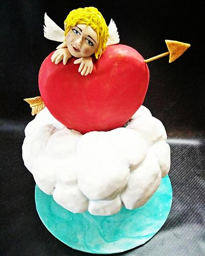 Cupid Love - Cake by aarti