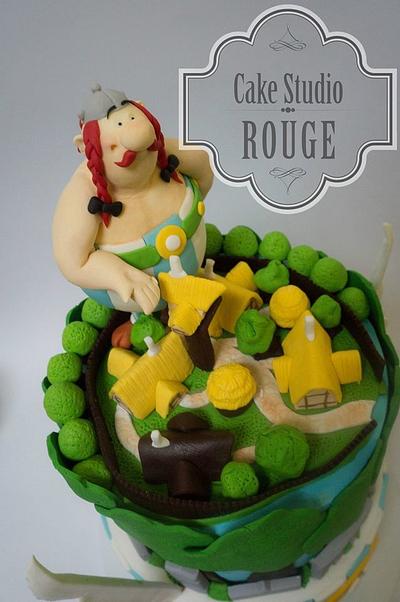 Asterix: The Land Of Gods cake - Cake by Ceca79
