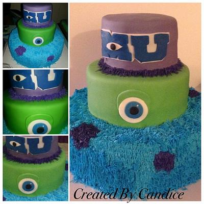 Monsters University - Cake by CandyGirl24
