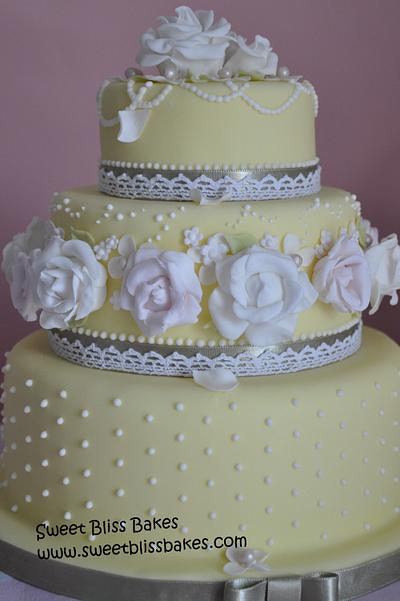Spring Wedding Cake - Cake by Rachel Leah