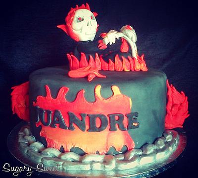 Ghost Rider - Cake by Sugary Sweet