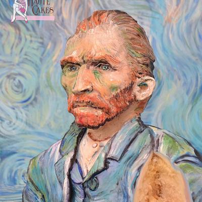 Van Gogh 3D Portrait - Cake by Jenny Kennedy Jenny's Haute Cakes