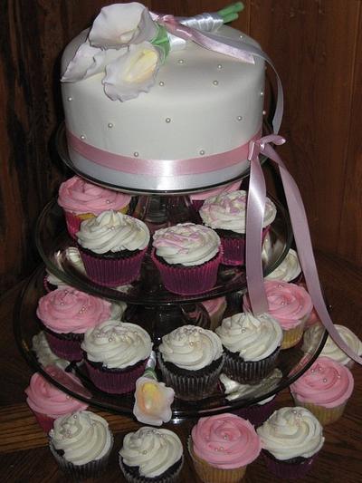 calli lilly wedding - Cake by emmalousmom