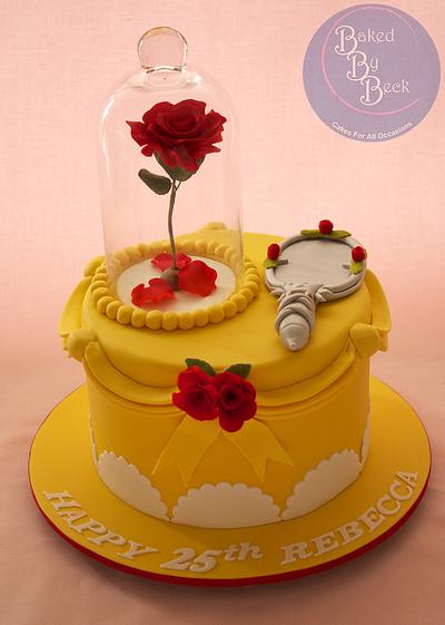 Beauty and the Beast - Cake by Baked By Beck