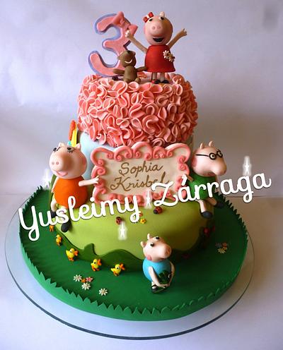  peppa pig world - Cake by Yusleimy