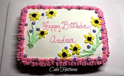 Buttercream Flowers - Cake by Donna Tokazowski- Cake Hatteras, Martinsburg WV