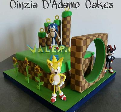 Sonic cake! - Cake by D'Adamo Cinzia