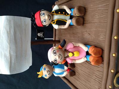 Jake and the Neverland Pirates - Cake by Lesley Southam