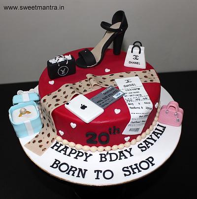 Shopping theme cake - Cake by Sweet Mantra Homemade Customized Cakes Pune