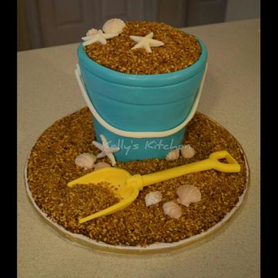 Pail of sand cake - Cake by Kelly Stevens