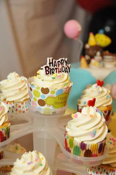 Birthday Cupcakes - Cake by Saranya Thineshkanth