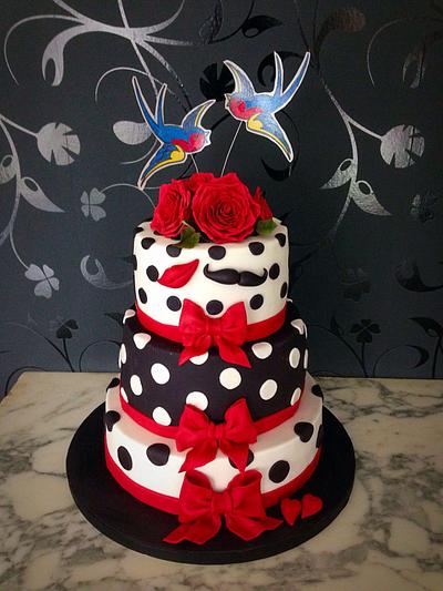 Rockabilly wedding cake - Cake by Simone Barton