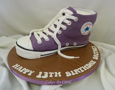 Converse shoe/trainer - Cake by Carol