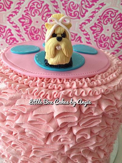 Puppy Shower Cake - Cake by Little Box Cakes by Angie