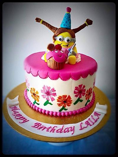 Girl Minion Cake - Cake by Cakestyle by Emily