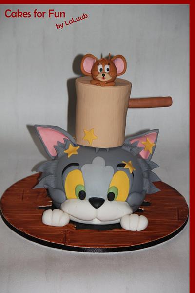 Tom & Jerry Cake  - Cake by Cakes for Fun_by LaLuub