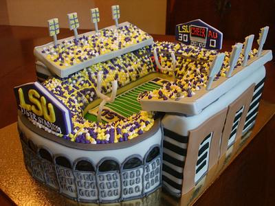 Geaux Tigers! - Cake by Dream Slice Cakes