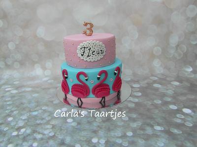 Flamingo,s Cake - Cake by Carla 
