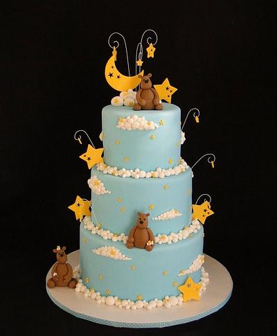 Beary Cloudy Dream Cake - Cake by Elisa Colon