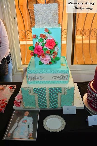 wedding cake  - Cake by Castaño torta Riham Ismail