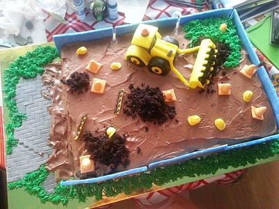 Excavator cake - Cake by Gabriela Angelova 