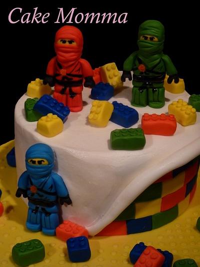 Lego Ninjago - Cake by cakemomma1979