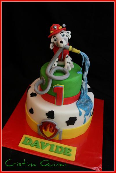 Marchall Paw Patrol Cake - Cake by Cristina Quinci
