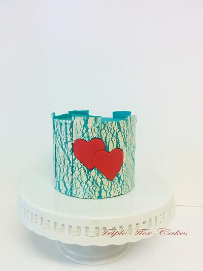 Valentines Cake - Cake by Triple Tier Cakes