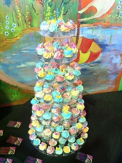 Mini Cupcake tower - Cake by Rachel