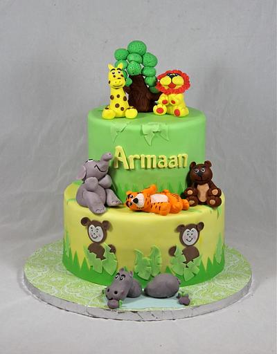 Animal kingdom cake - Cake by soods