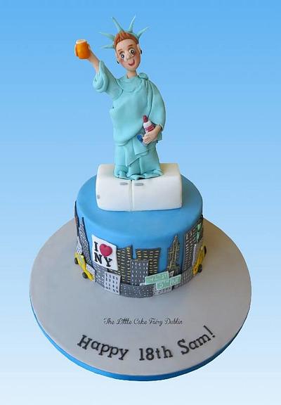 Statue of Liberty - Cake by Little Cake Fairy Dublin