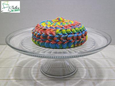 Tie-Dye Cake - Cake by Tracy