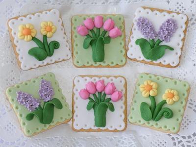 Flowers biscuits - Cake by CakeHeaven by Marlene