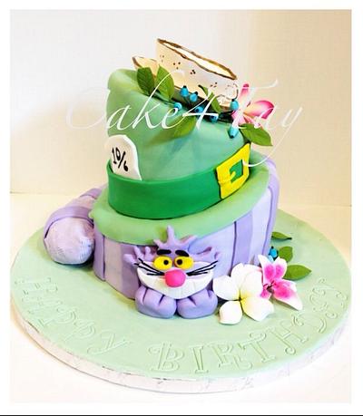 Alice In Wonderland - Cake by Angel Chang