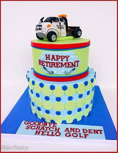 Retirement Cake - Cake by Bliss Pastry