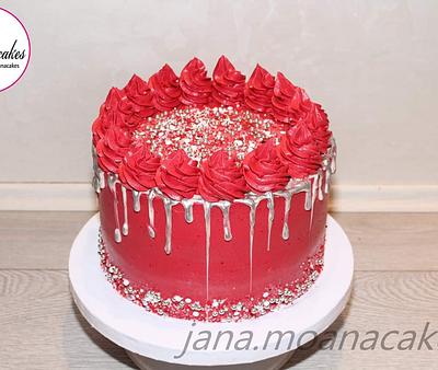 Red cake - Cake by Moanacakes