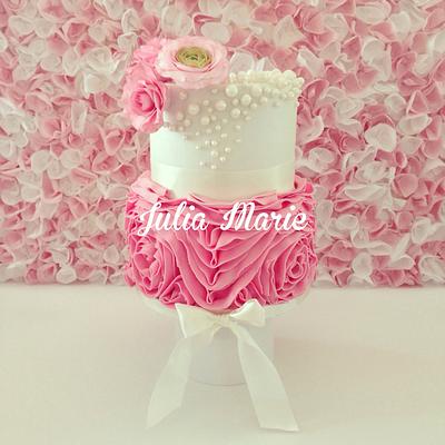 Pearl Wedding Anniversary - Cake by Julia Marie Cakes