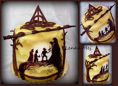 Harry Potter: The Story of Death Relics  - Cake by Lenka