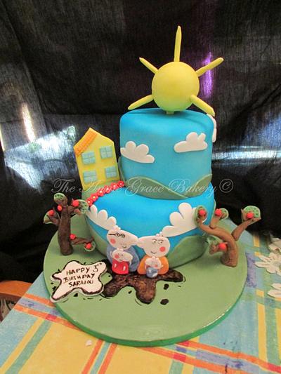 'Peppa Pig' 3rd Birthday cake. - Cake by The Annie Grace Bakery
