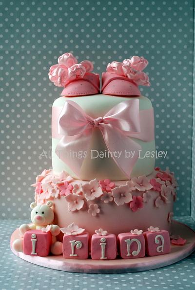 Christening Cake - Cake by All Things Dainty by Lesley