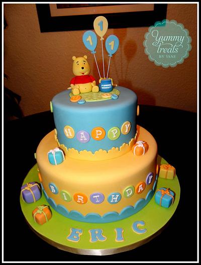 Winnie the Pooh Cake and Figurine! - Cake by YummyTreatsbyYane