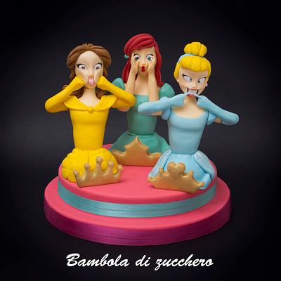 princess - stick ur tongue out - Cake by bamboladizucchero