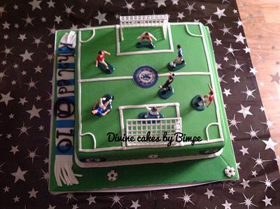 Football pitch cake - Cake by Divine cakes by Bimpe 