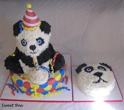 Panda 1st birthday - Cake by Tiffany Palmer