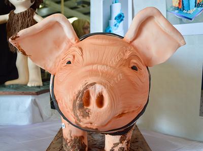 This little piggy - Cake by Fondant Fantasies of Malvern