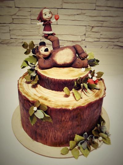 Masha and the bear - Cake by timea