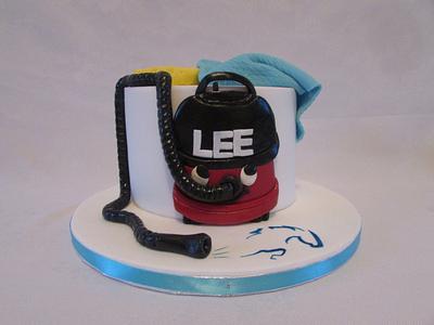 henry cleaning cake - Cake by jen lofthouse
